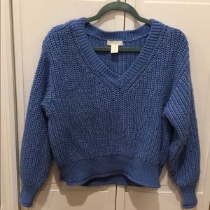 Knit crop sweater